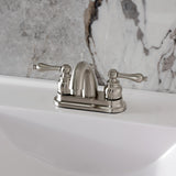 Kingston Brass Kb5618Al Restoration 4-Inch Centerset Lavatory Faucet, Brushed Nickel