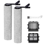 Floor ONE Stretch S6 Roller Brush Replacement and Vacuum Filter Kit Compatible with Tineco Floor ONE Stretch S6 /Swtich S6 /i5 S