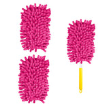 2pcs Duster Refills, Microfiber Dusters Heavy Duty Refills 360 Ceiling Fan Duster Replacements Reusable Hand Dusters for Cleanin