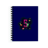 Plan To Gift Notebook A5 Plain Alphabet S Notebook Wire Bound Spiral Printed Pages:160 (Size A5)