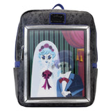 Loungefly Disney Haunted Mansion The Black Widow Bride Portrait Lenticular Double Strap Shoulder Bag