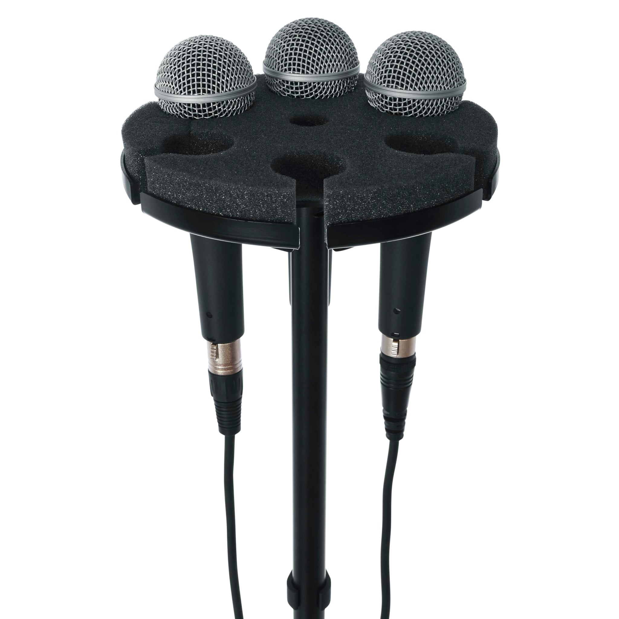 Gator Frameworks GFW-MIC6TRAY Multi Microphone Tray Designed to Hold 6 Mics