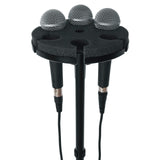 Gator Frameworks GFW-MIC6TRAY Multi Microphone Tray Designed to Hold 6 Mics