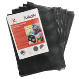 Xillion Cross Stitch Canvas Sheet Pack Of 6 (Black)