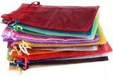 Plain Organza Drawstring Bags Multicolor Pack of 20, 10cm x 14cm