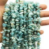 favoramulet 5-8mm Amazonite Tumbled Stone Chip Beads for Jewelry Making, Irregular Shaped Healing Crystal Loose Bead Supply, Pac