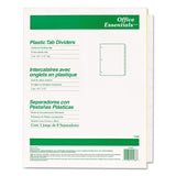 Office Essentials Insertable Tab Index Divider (Set of 8)