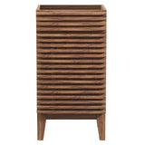 Modway Render 18 Bathroom Vanity in Walnut - Sink Basin Not Included