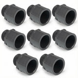 Fiwochic 8 Pcs 1 Inch PVC Pipe Fitting Male Adapter Schedule 80 Socket x Npt Compatible with 836 Series Heavy Duty Industrial Gr
