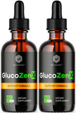 (2 Pack) GlucoZenX Drops - Official GlucoZen X Liquid Drops Premium Advanced Formula All Natural Support, Glucozenx for Overall 