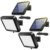 Solar Lights Outdoor with Motion Sensor, 56 LEDs Ultra Bright IP65 Waterproof Separable Solar Porch Light, Solar Security Light 