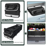 AOPHY Trunk Organizer for Car, 95L Large Capacity Storage with Non-Slip Bottom Strips and 2 Retractable Straps, Cargo Organizer