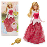 Disney Store Official Disney Princess Classic Doll (Aurora from Sleeping Beauty), 11 Inches, Includes Brush with Molded Details,