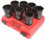 SUNEX TOOLS 2847 1/2Inch Drive Wheel Bearing Lock Nut Set, 7 Piece