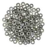 TUMBEELLUWA Natural Gemstone Beads for Jewelry Making, Rondelle Large Hole Loose Beads Pack of 15,Labradorite(8x14mm)