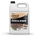 #1 Deck Premium Wood Fence Stain and Sealer SemiTransparent Fence Sealer Natural, 1 Gallon