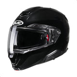 HJC RPHA 91 Solid Modular Motorcycle Helmet with HJ-37 Pinlock Shield, DOT Approved (Black, XX-Large)
