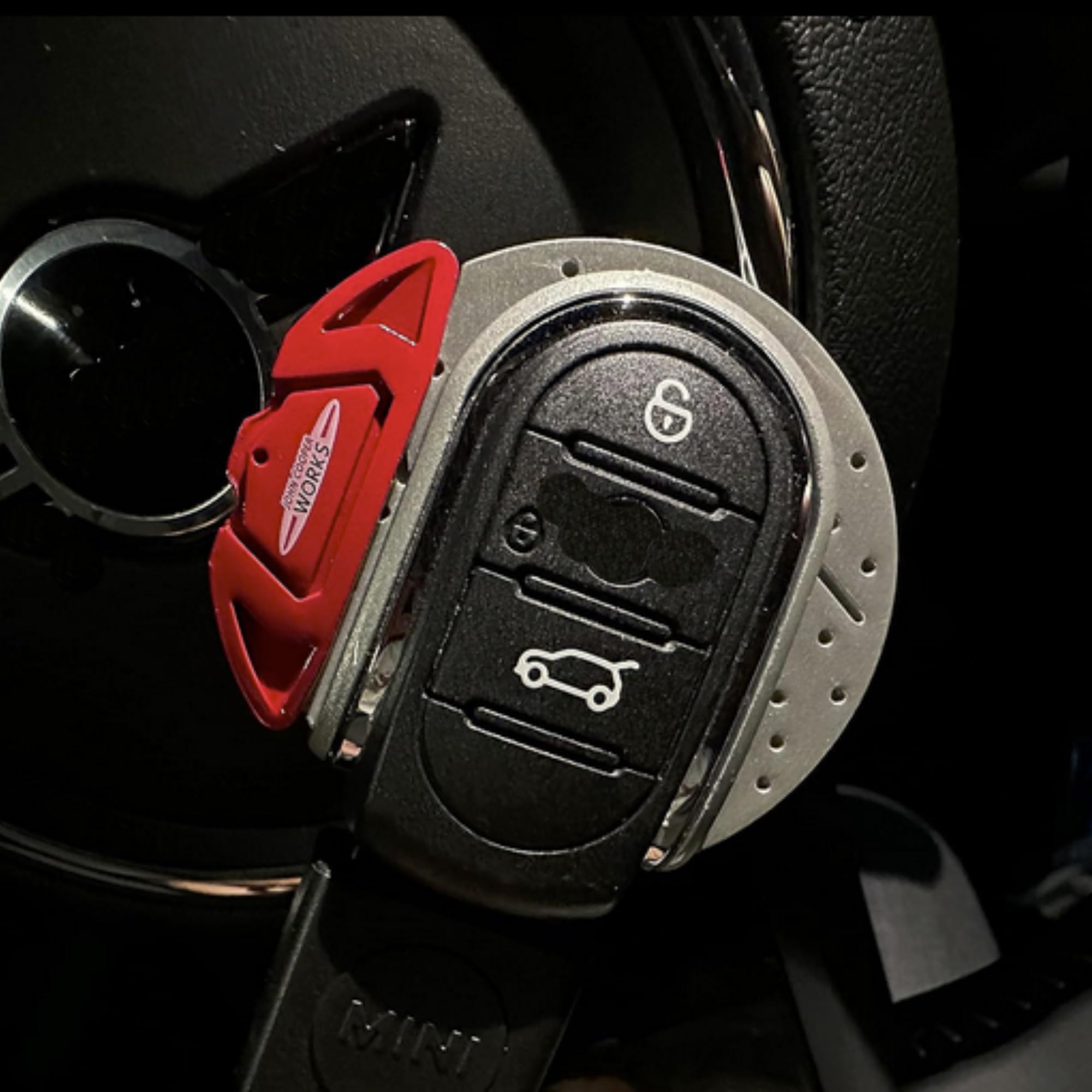 YaaGoo For Mini F54 F55 F56 F57 F60 Car Styling Accessories Keychain Key Fob Cover Case JCW