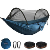 Chihee Ultra-Light Travel Camping Hammock Pop-up Net Hammock 660lbs Load Capacity,Breathable,Quick-Drying Parachute Nylon 2 Prem