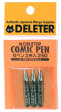Deleter Comic Pen Nib - G Model - Pack of 3