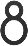 HyKo Products FM6/8 Floating House Number 8 (EIGHT) 6 High Black