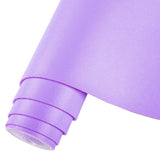 HGUAN Smooth Solid Color Light Purple Faux Leather 12X53(30cmX135cm),Faux Leather Sheets Roll Very Suitable for Making Crafts, L