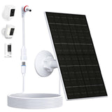 VUEBEE Solar Panel for Ring Camera, Compatible with Ring Stick Up Cam (2nd/3rd Gen) & Pro, Spotlight Cam Plus/Pro (Battery), 7W 