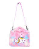 Adisa Kids Toddler Fur Sling Bag Cute Plush Crossbody Handbag Gift For Girls (Sl5154-Pin) Multicolor,Pink,,B0CYH1TS1C