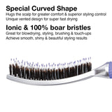 Olivia Garden Curved & Vented Paddle Brush FBCO-MD