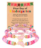 First Day of Kindergarten Bracelet for Mommy and Me,Back to School Gifts for Students,First Day of School Bracelet for Mom and D
