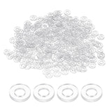 HARFINGTON 300pcs M3 PVC Flat Washers 3mm ID 8mm OD 1mm Thick Sealing Gasket Ring Spacer Metric Round Washers Replacement for Wa