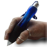 Thixotropic Super Big Fat Pen for Arthritis (5 pack) Blue Ink, Blue Body + 5 Ink Refills