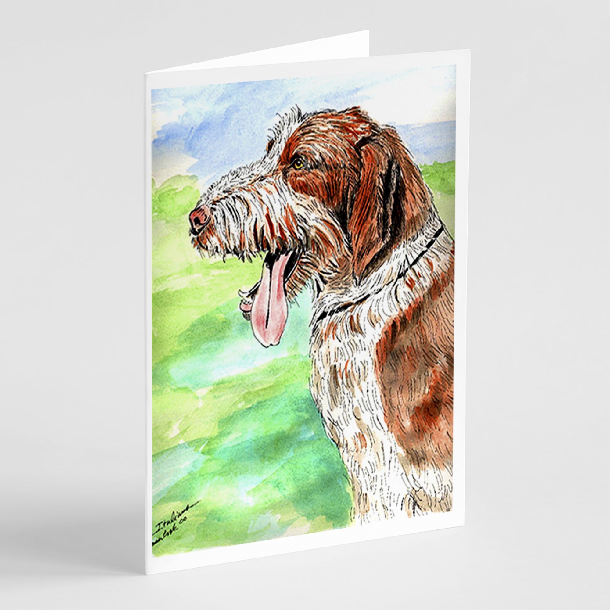 Italiano Spinone Greeting Cards And Envelopes Pack Of 8