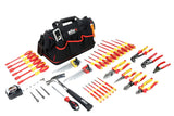 Wiha 32937 59 Piece Insulated Master Electricians Tools Set in Canvas Bag
