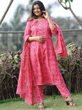 Libas Women'S Cotton Kurta Sets (33127O_Magenta