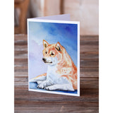 Shiba Inu Greeting Cards And Envelopes Pack Of 8