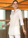 Libas Women'S Straight Tunics (58211_Off White Off White M