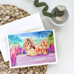 Shih Tzu Greeting Cards And Envelopes Pack Of 8