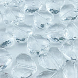 YHYPOCI 50pcs Acrylic Heart Beads 20mm Heart Shape Loose Bead for Making Bracelet Necklace Jewelry Making Craft(White)