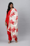 Gosriki Women'S Red & Golden Polka Print Kurta With Trousers & Dupatta,Red,,B08QD5GM1N