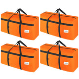 CIVJET 4 Pack Moving Bags Heavy Duty Extra Large 90L, College Packing Bags for Moving Clothes, Moving Supplies & Boxes with Zipp