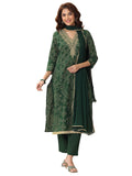 Libas Women'S Cotton Kurta Sets (99131O_Green_Xl)