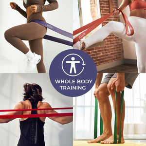 Aeromat Elite Power Band 70-175lbs Long Resistance Bands for Working Out, Pull Up Assistance Bands, Exercise Bands Resistance, G