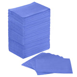 JMU Dental Bibs, Disposable Dental Bibs Dark Blue, 125 Pack Waterproof Dental Bib for Dentist - 2-Ply Paper 1-Ply Film, Soft & C