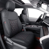 Coverdream Sienna Leather Car Seat Covers Custom Fit for 2011-2020 Toyota Sienna SE,LE,XLE,SE Premium,XLE Premium,8-Seater,Full 