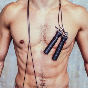 Weighted Jump Rope for Women & Men - 1 Pound (1LB) Adjustable Heavy Speed Jump Rope Handles with Removable Weights, Cross Traini