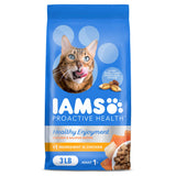 Iams Healthy Enjoyment Dry Cat Food Chicken & Salmon Recipe, 3 lb. Bag