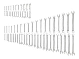 TEKTON Stubby and Standard Length Combination Wrench Set, 71-Piece (1/4-1-1/4 in., 6-32 mm) | WCB90904