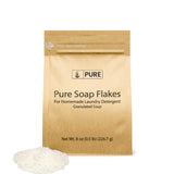 Pure Original Ingredients Soap Flakes (8 oz) Tallow Based, Homemade Laundry Detergent, Granulated Soap