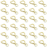 HAN SHENG 30 Pcs Heart Keychain Set with Spring Snap Hook - Graduation Gift for Her, DIY Key Rings for Keys Backpack Luggage Tag